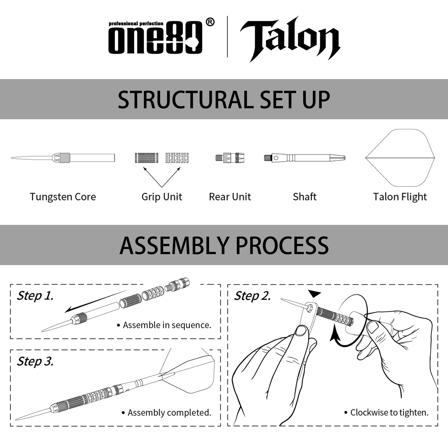 One80 Talon T1 Steeltip 22g