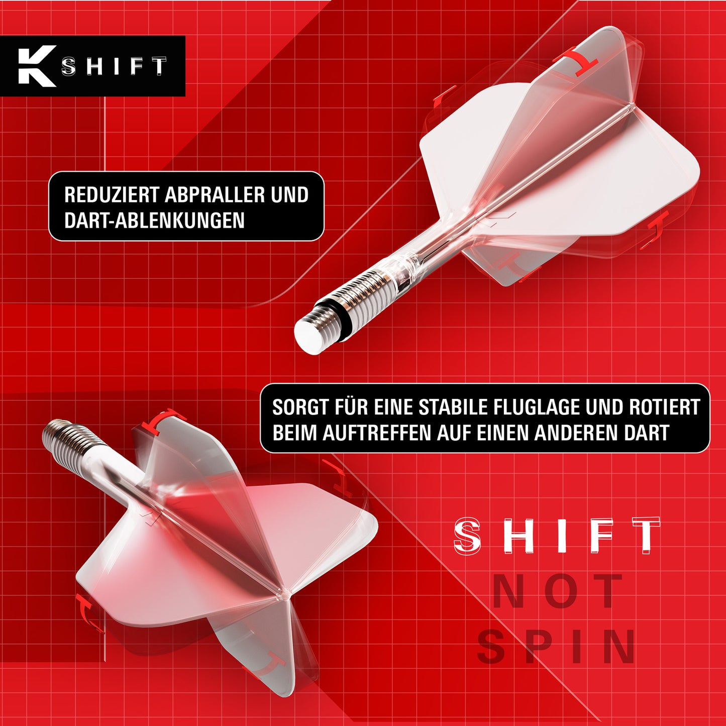 Target K-Shift No2 Standard Flights - Weiß