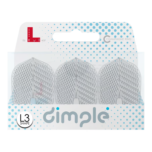 L-Style Flights Dimple Champagne L3PRO Shape