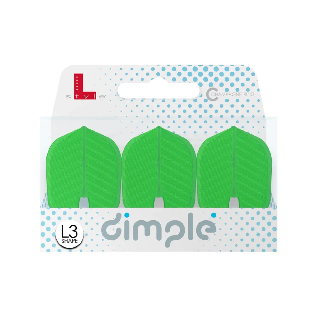 L-Style Flights Dimple Champagne L3PRO Shape