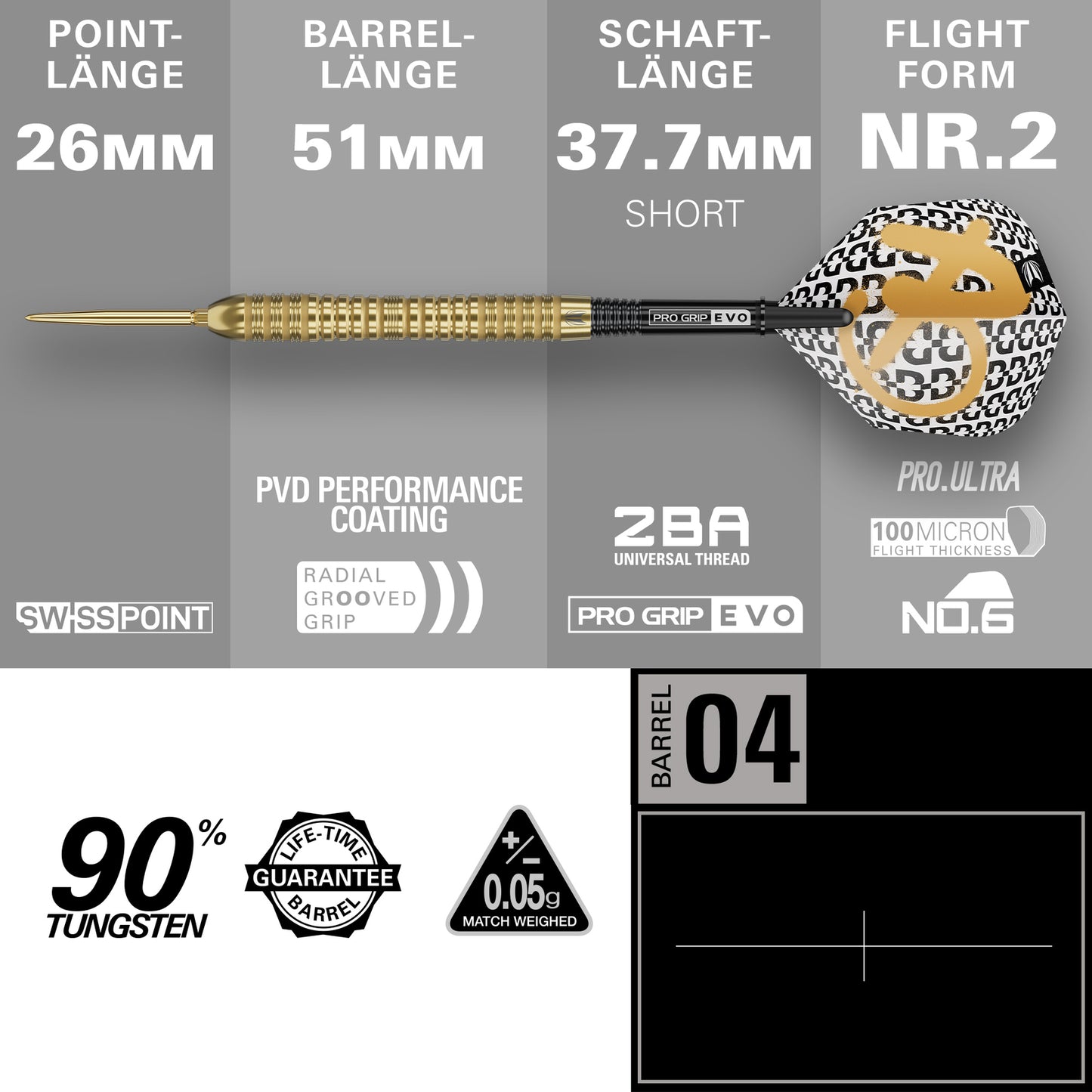 Target Bolide Envy 04 Swiss Point Steeldarts