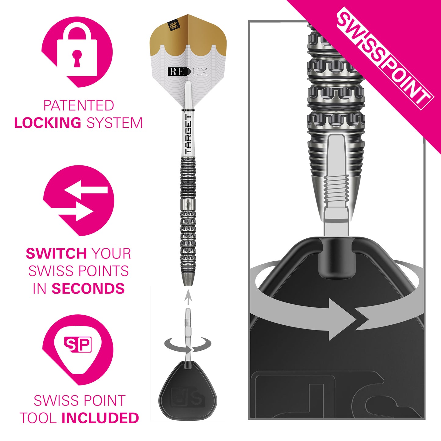 Target Redux 01 Swiss Point Steeldarts