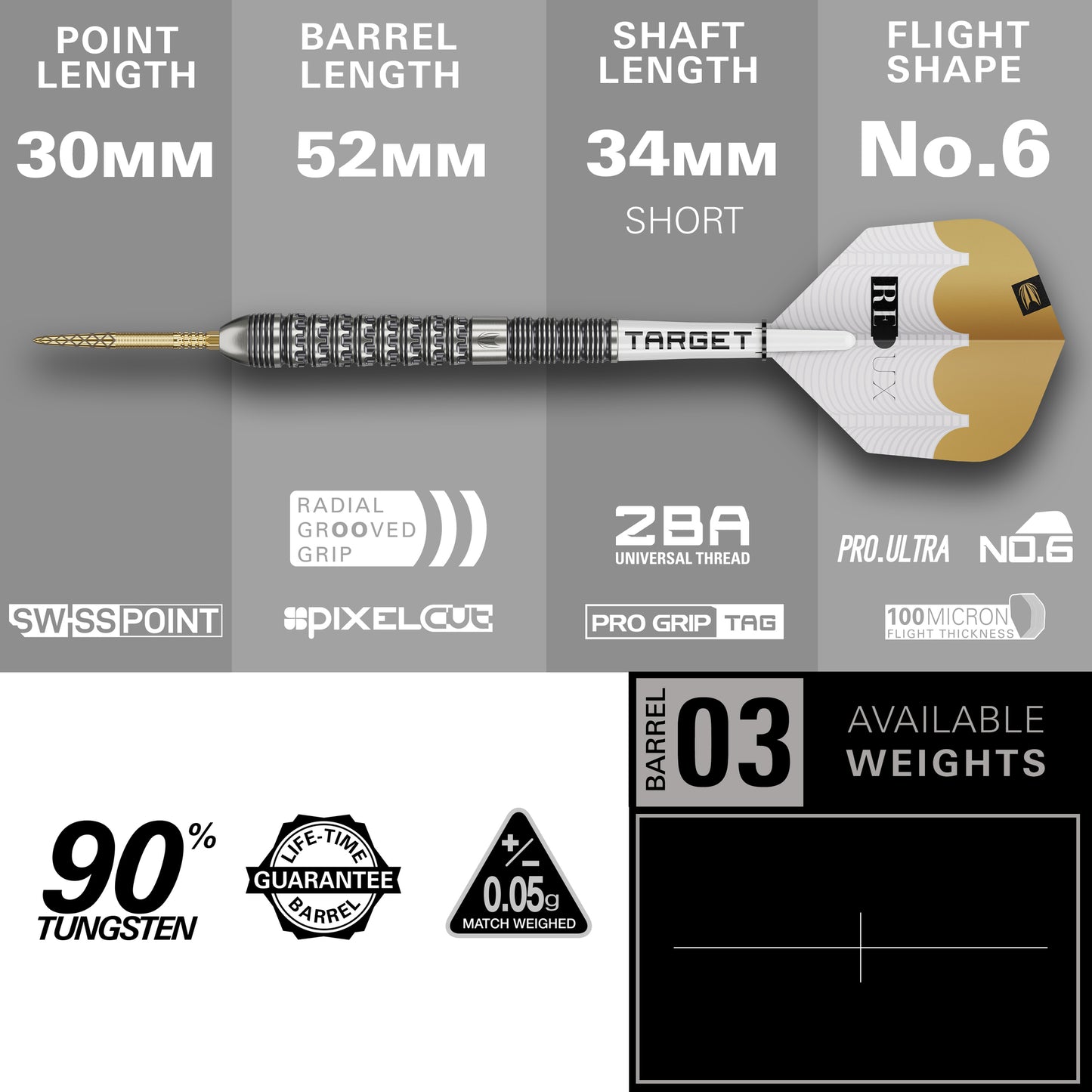 Target Redux 03 Swiss Point Steeldarts