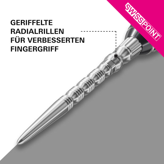 Target Signature Swiss Point TRB Steeldartspitzen - Silber