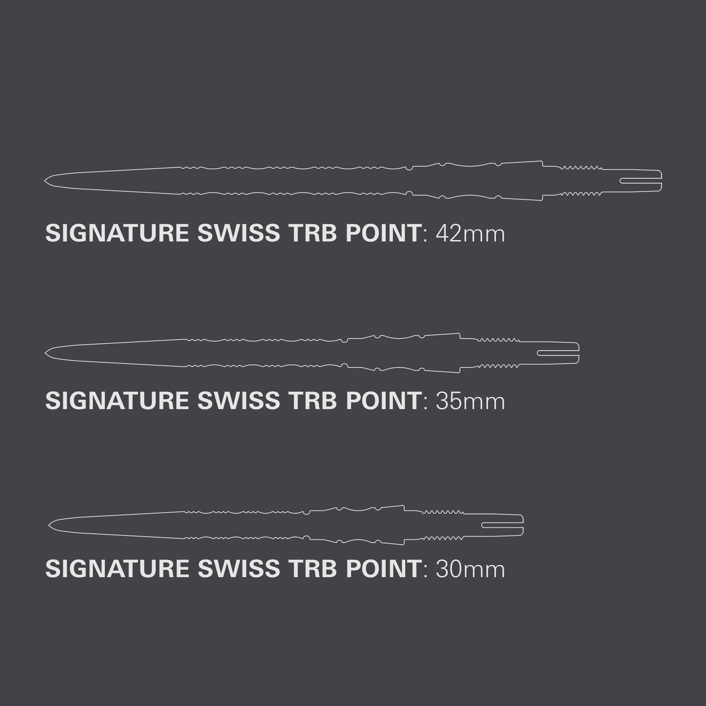 Target Signature Swiss Point TRB Steeldartspitzen - Gold