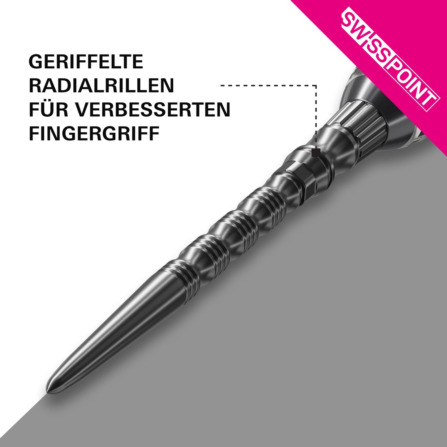 Target Signature Swiss Point TRB Steeldartspitzen - Schwarz