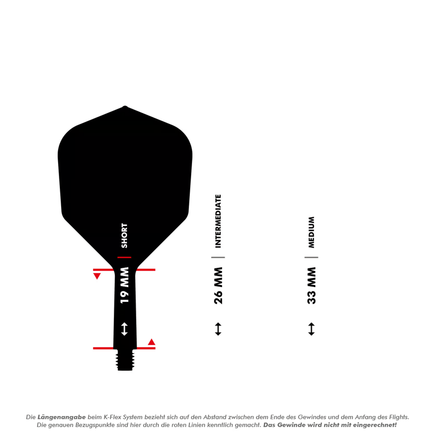 Target K-Flex Nathan Aspinall No2 Standard Flight-Shaft-System