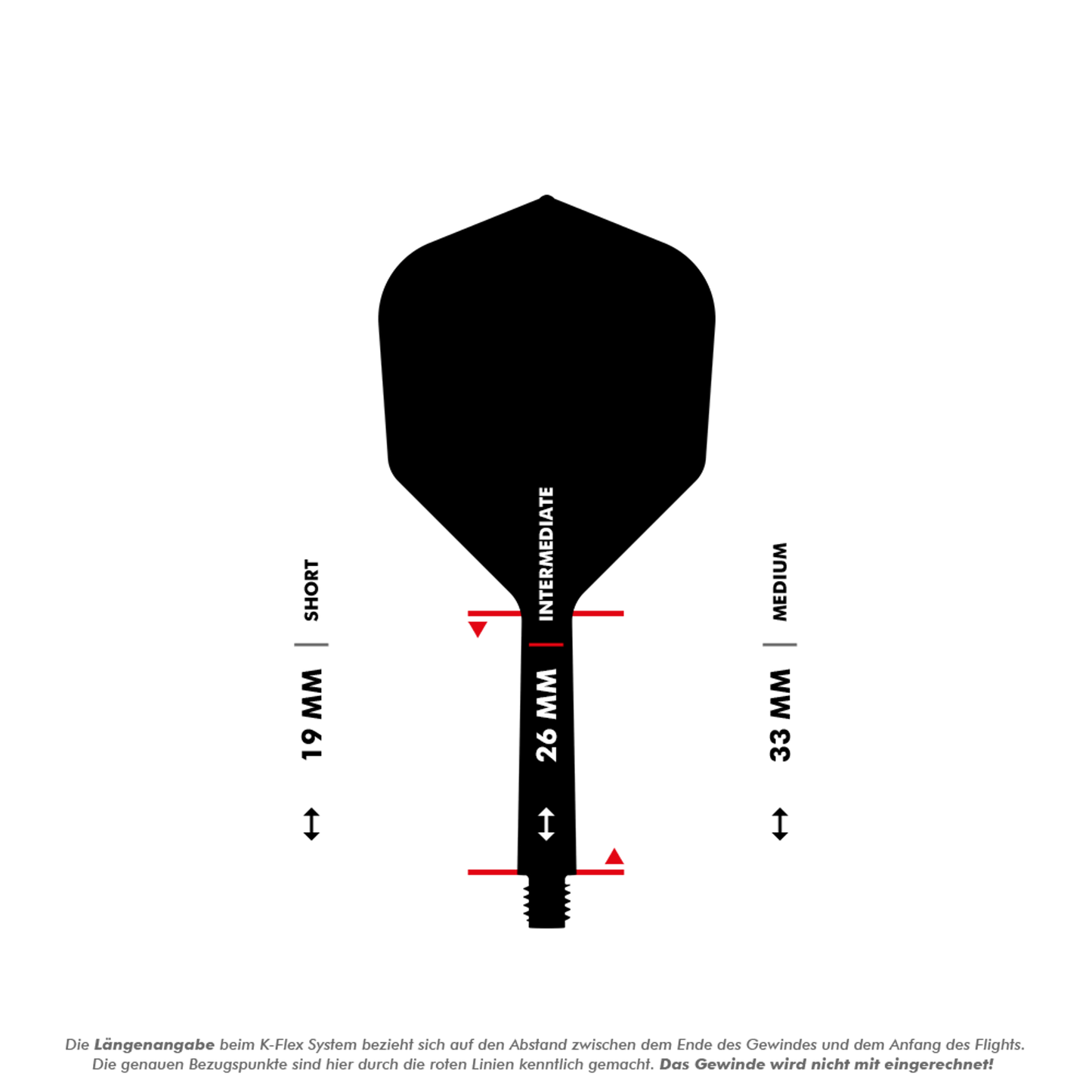 Target K-Flex Nathan Aspinall No2 Standard Flight-Shaft-System