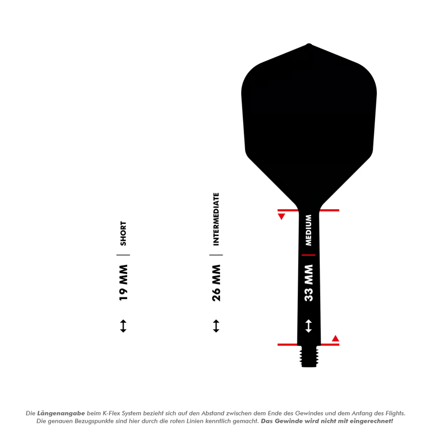 Target K-Flex Nathan Aspinall No2 Standard Flight-Shaft-System