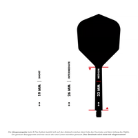Target K-Flex No6 Flight-System - Schwarz