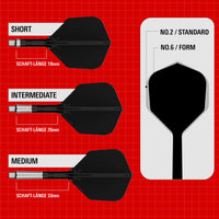 Target K-Shift No2 Standard Flights - Schwarz