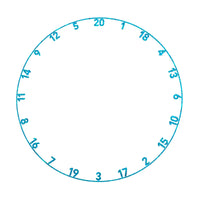 Zahlenring OnePiece Element Water