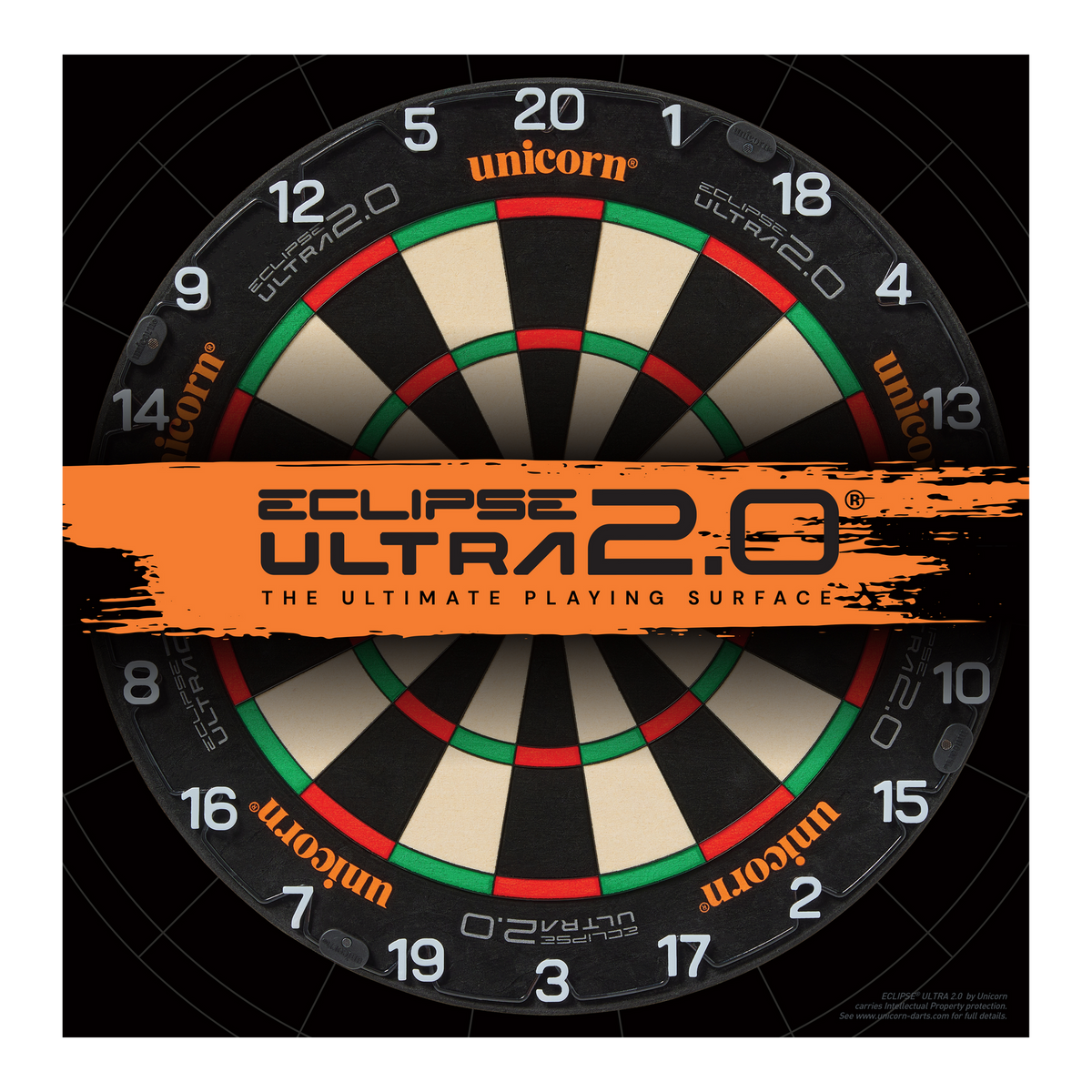 Unicorn Eclipse Ultra 2.0 Steeldartboard