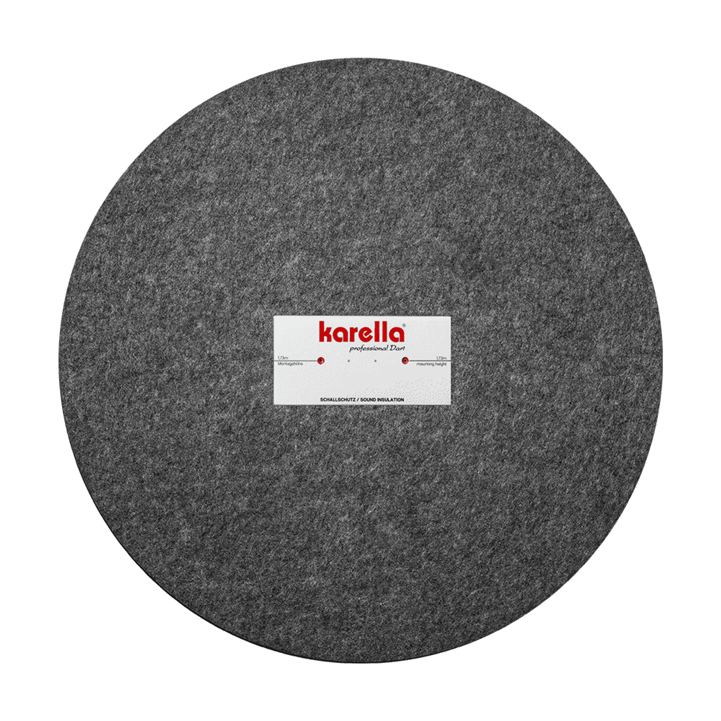 Schallschutz Karella für Steeldartboards mit integriertem Surround Auffangring