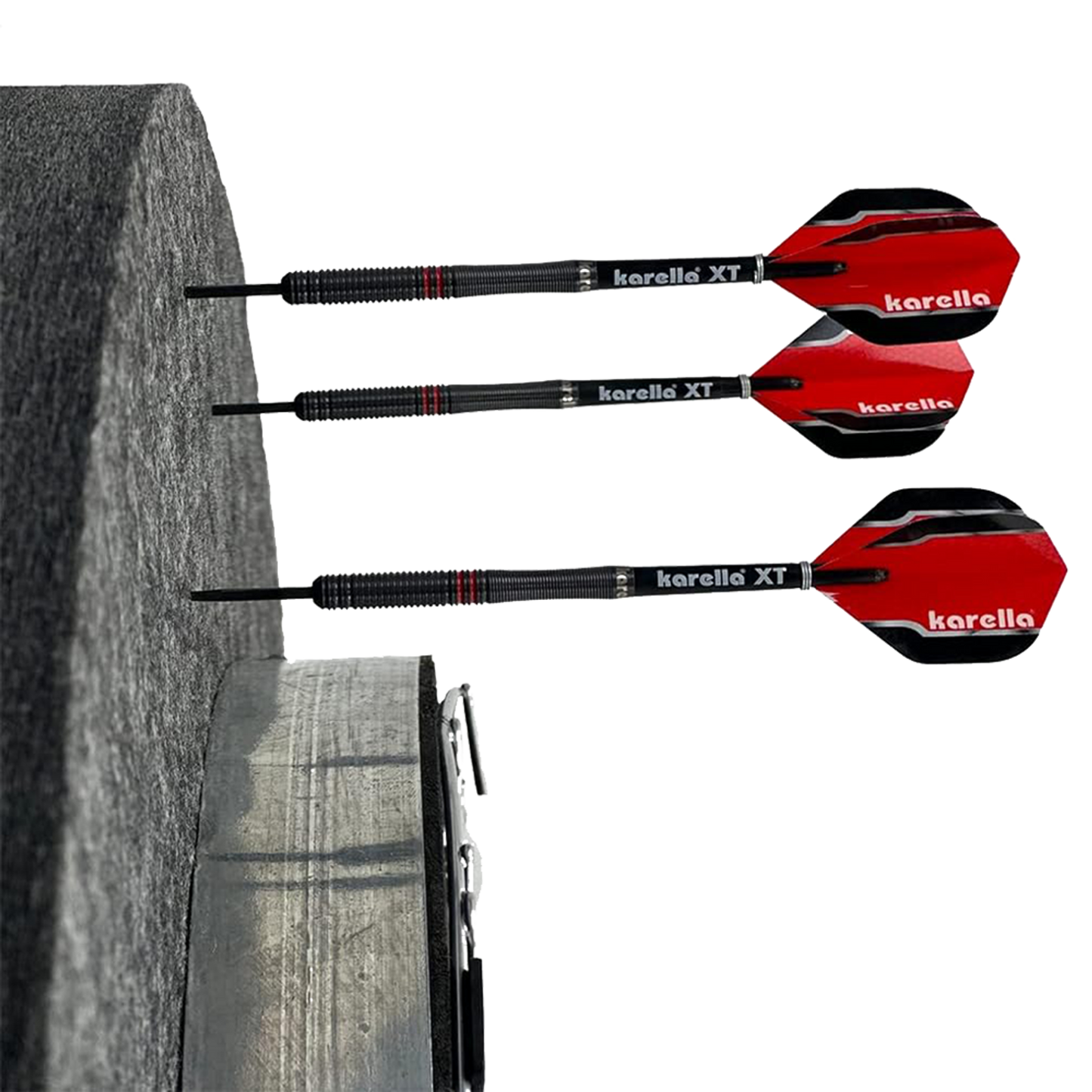 Schallschutz Karella für Steeldartboards mit integriertem Surround Auffangring