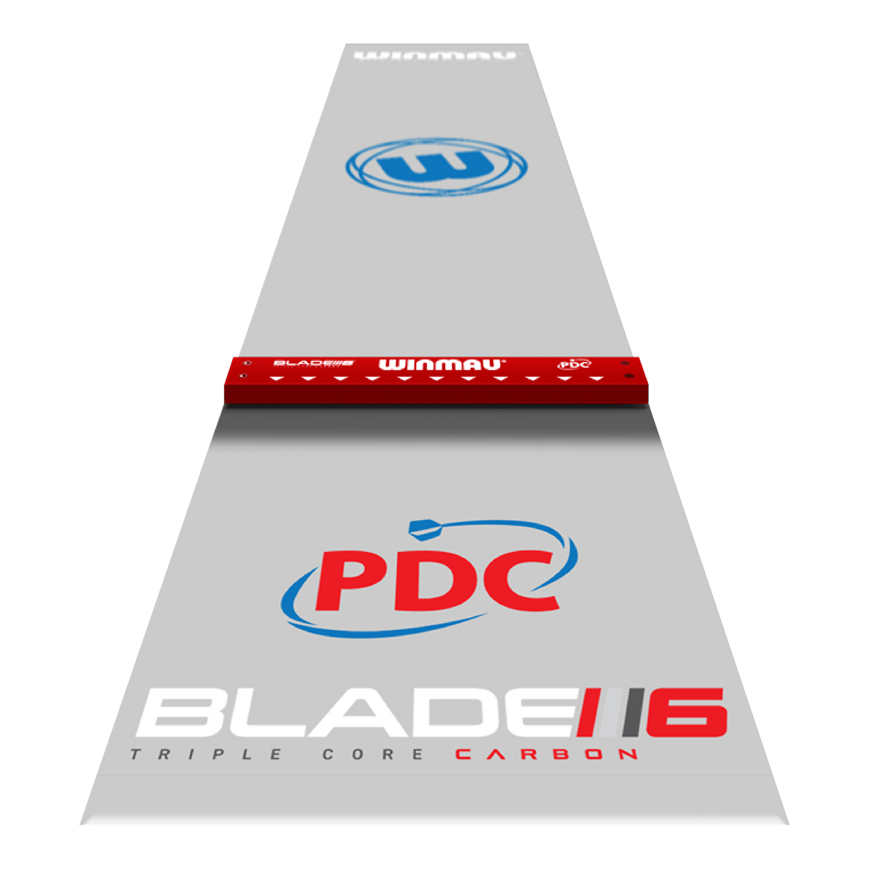 Winmau Clearzone PVC Dartmatte mit Oche