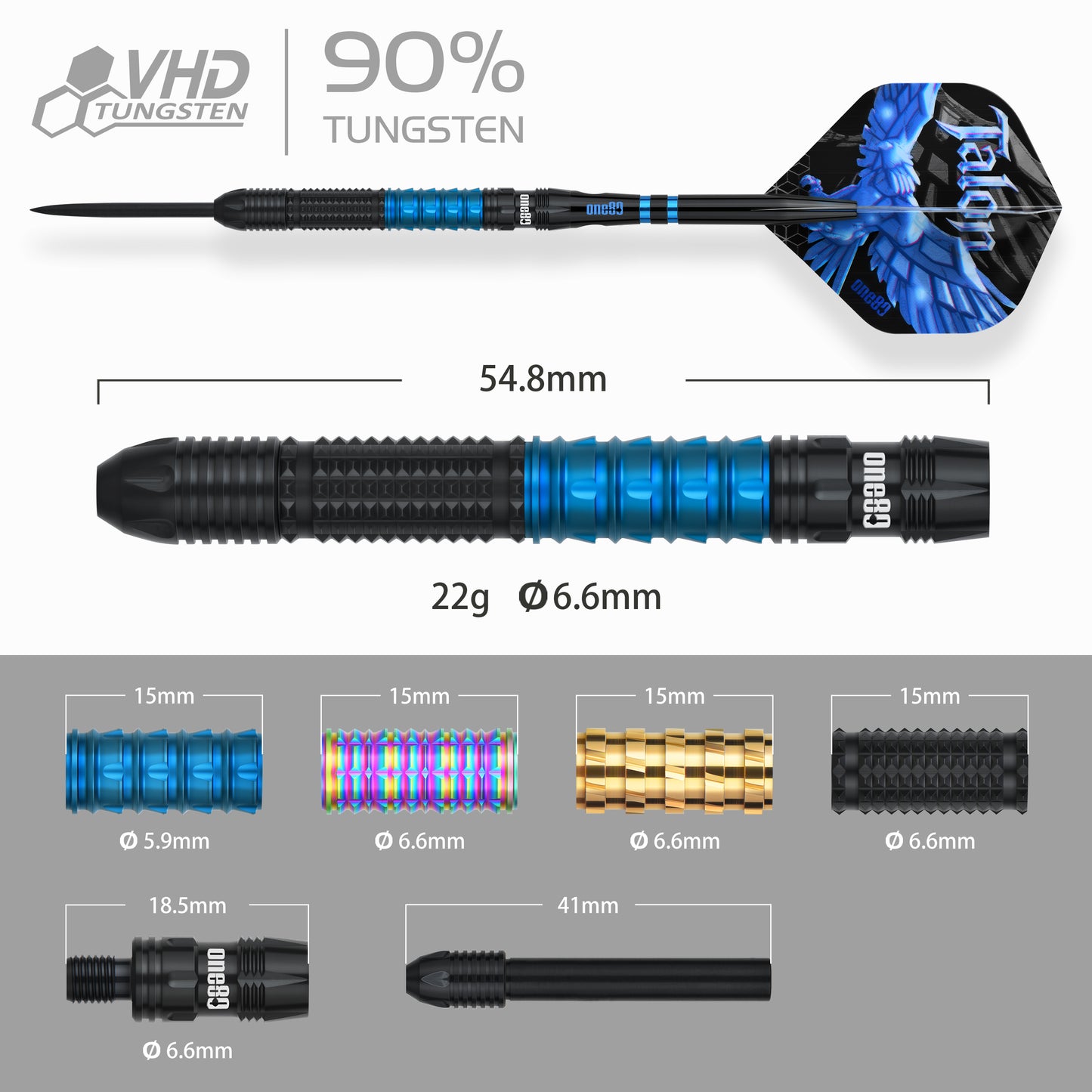 One80 Talon T1 Steeltip 22g