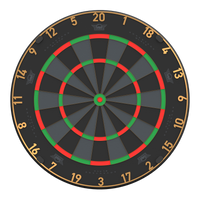 Bulls NL Advantage Black-Edition Steeldartboard