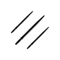 Bulls NL Convertible Point Dartspitzen - Ringed Grip - Schwarz
