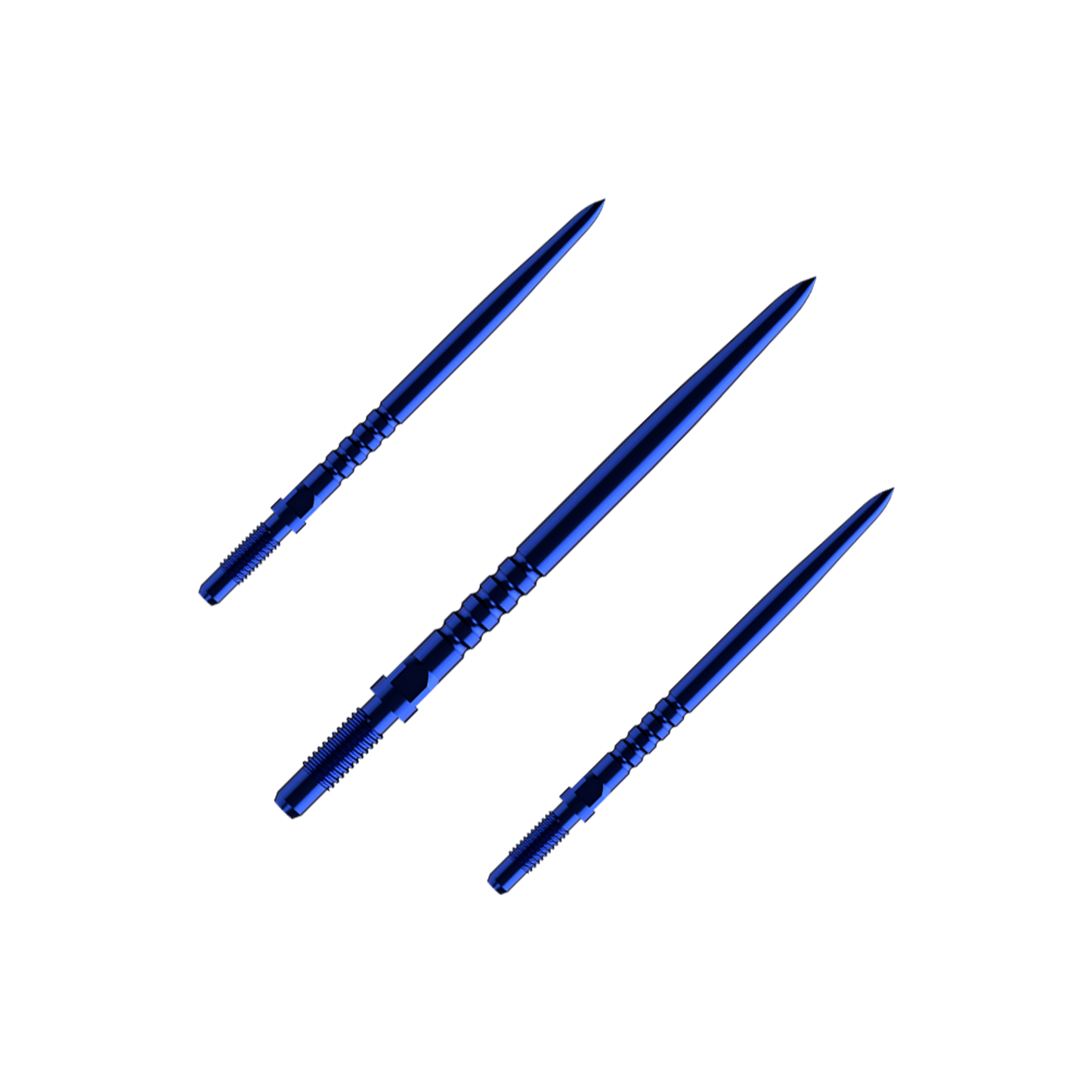Bulls NL Convertible Point Dartspitzen - Ringed Grip - Blau