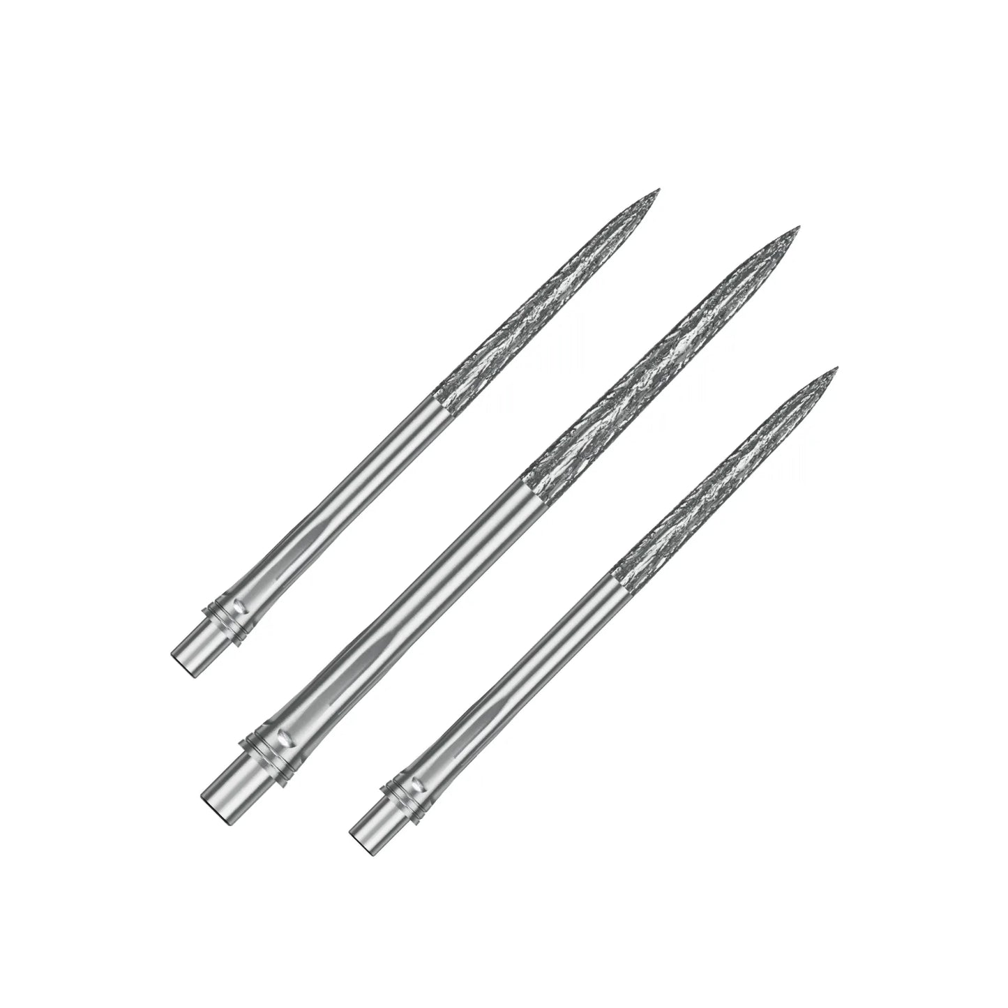 PRECISE180 STEELDARTSPITZEN SILBER ROUGHED