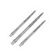 PRECISE180 STEELDARTSPITZEN SILBER ROUGHED