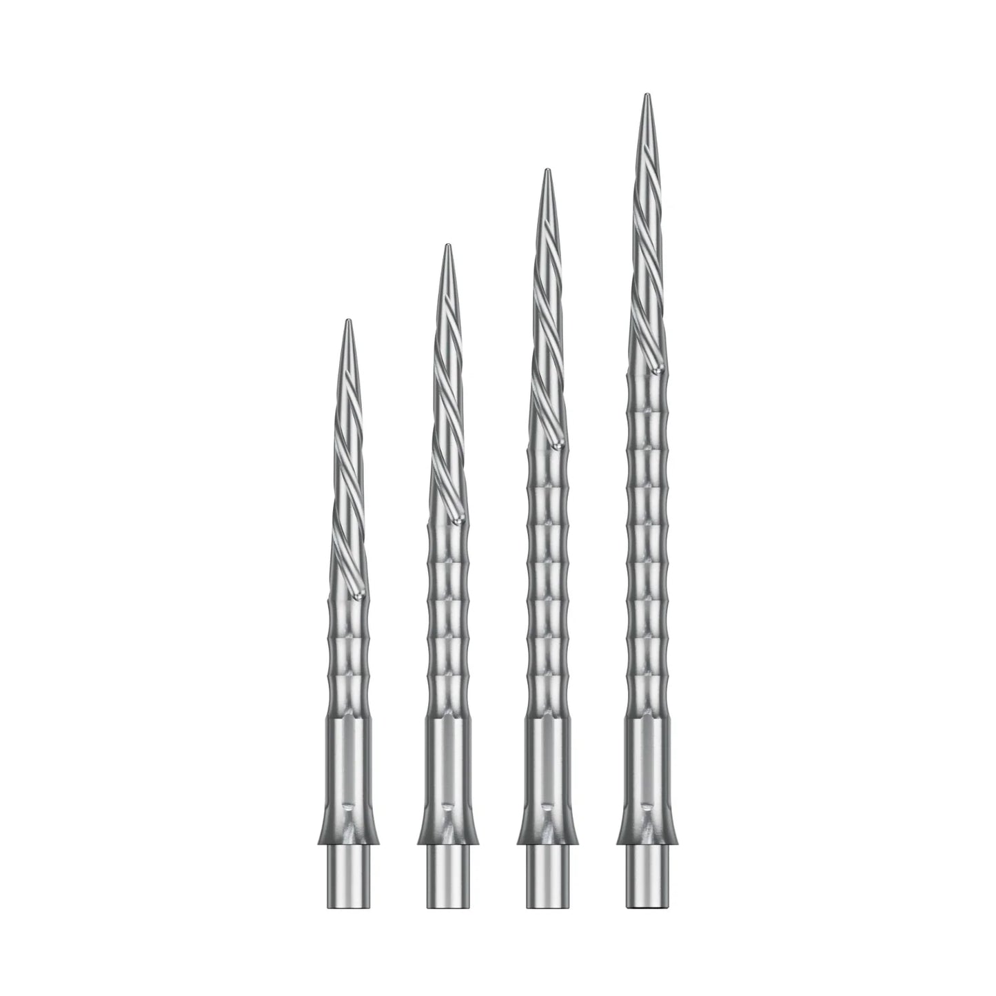 PRECISE180 STEELDARTSPITZEN SILBER SPIRO