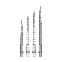 PRECISE180 STEELDARTSPITZEN SILBER SPIRO