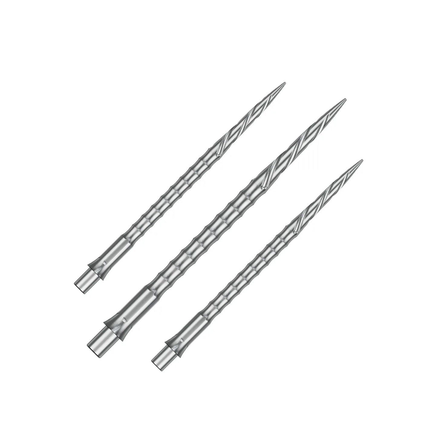 PRECISE180 STEELDARTSPITZEN SILBER SPIRO