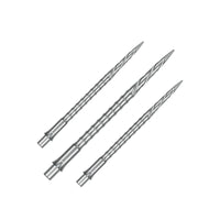 PRECISE180 STEELDARTSPITZEN SILBER SPIRO