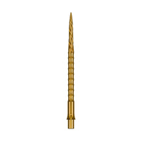 PRECISE180 STEELDARTSPITZEN GOLD SPIRO