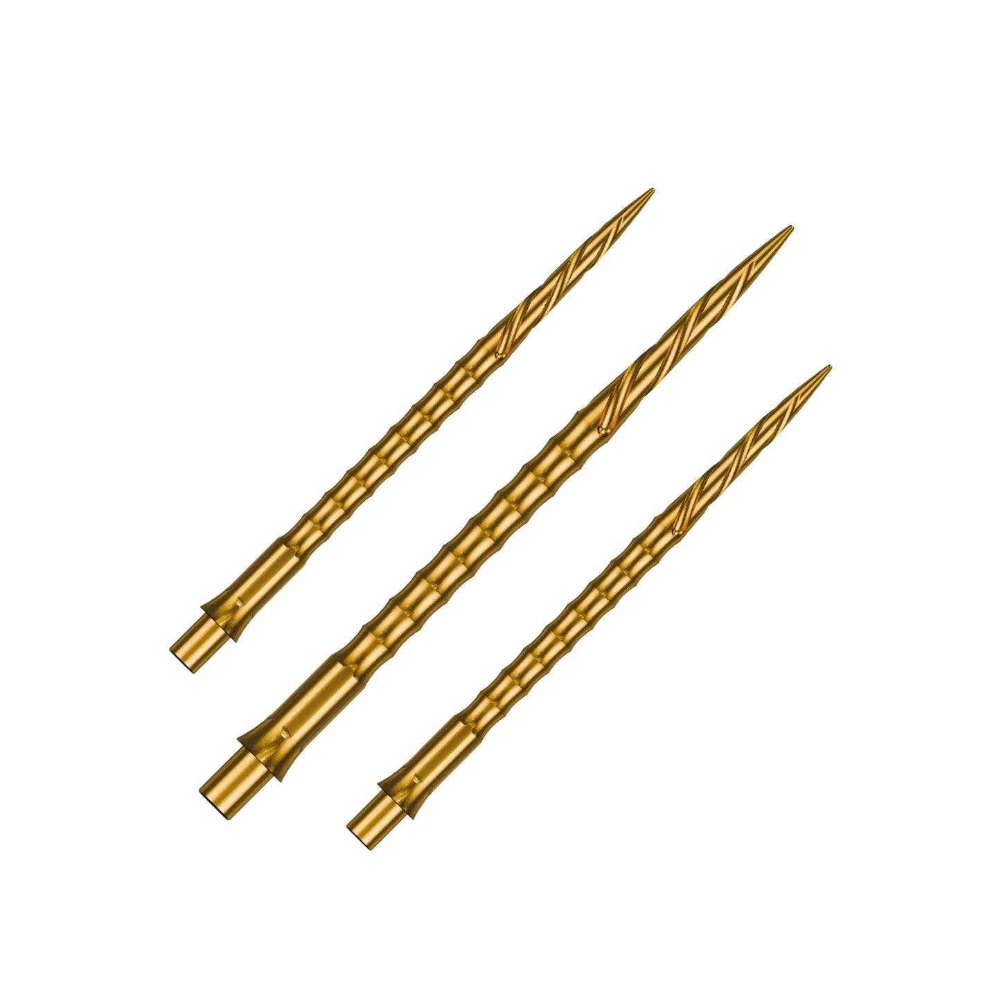 PRECISE180 STEELDARTSPITZEN GOLD SPIRO