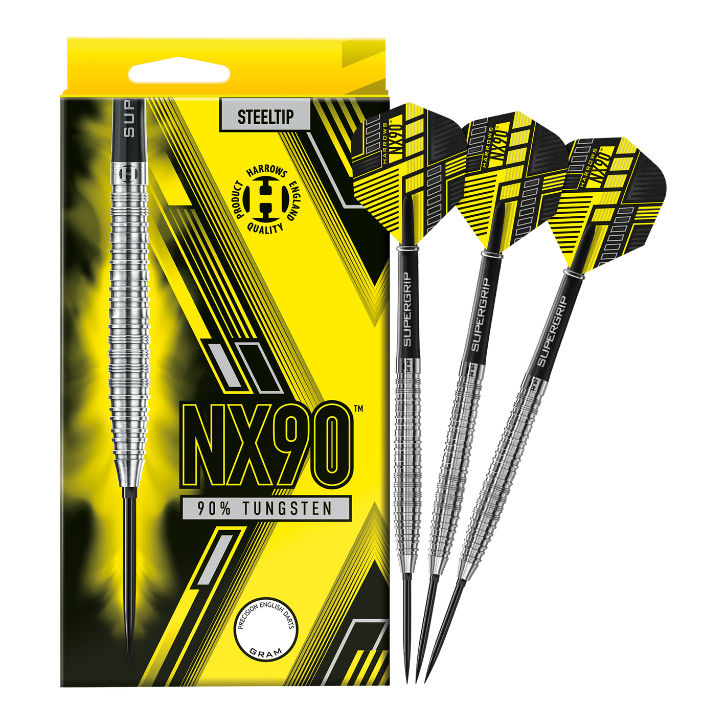 Harrows NX90 Tapered Quick Point Steeldarts