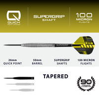 Harrows NX90 Tapered Quick Point Steeldarts
