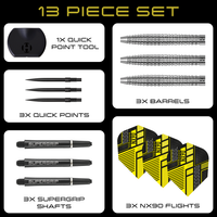Harrows NX90 Tapered Quick Point Steeldarts