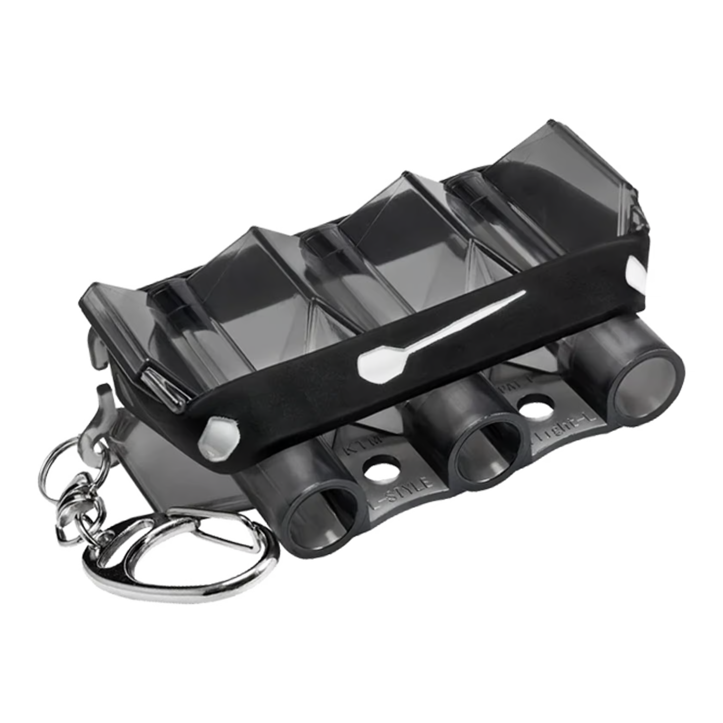 L-Style Krystal Flight Case - Clear Black