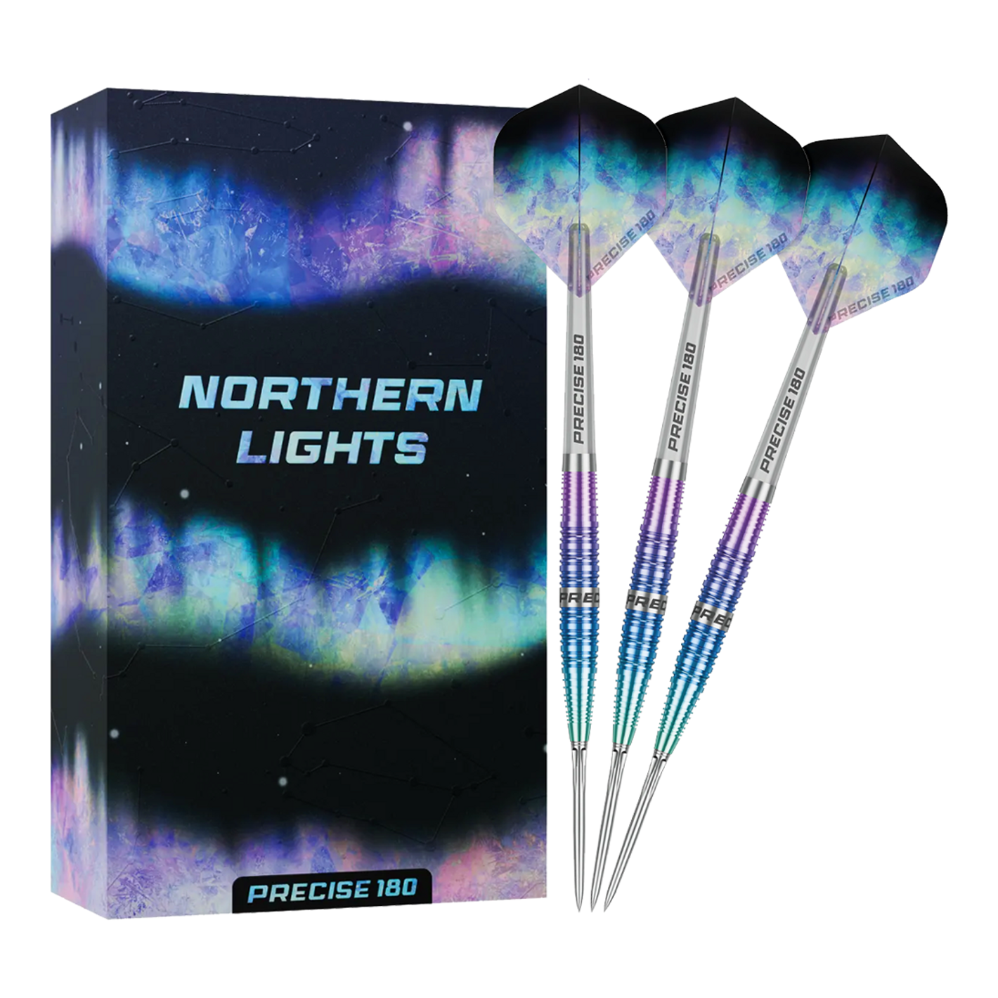 Precise 180 Northern Lights Steeldarts