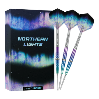 compare product Precise 180 Northern Lights Steeldarts