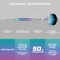 Precise 180 Northern Lights Steeldarts