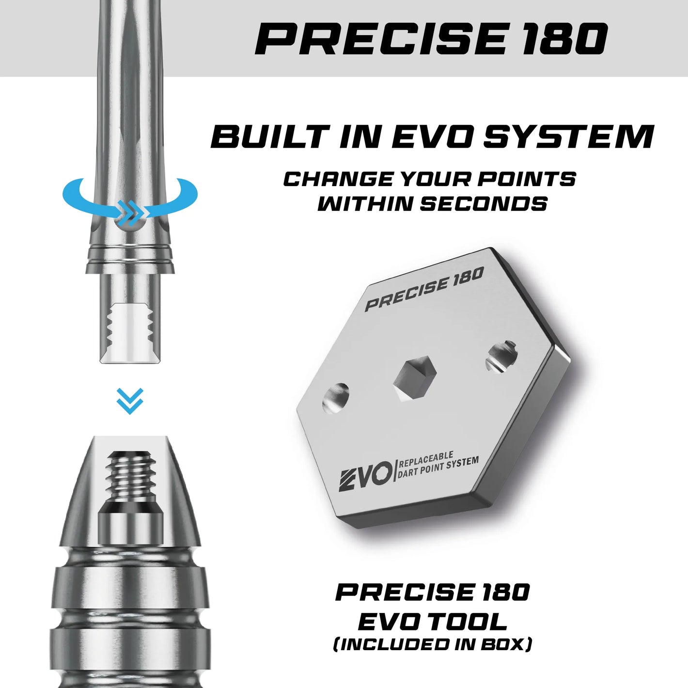 Precise 180 Northern Lights Steeldarts