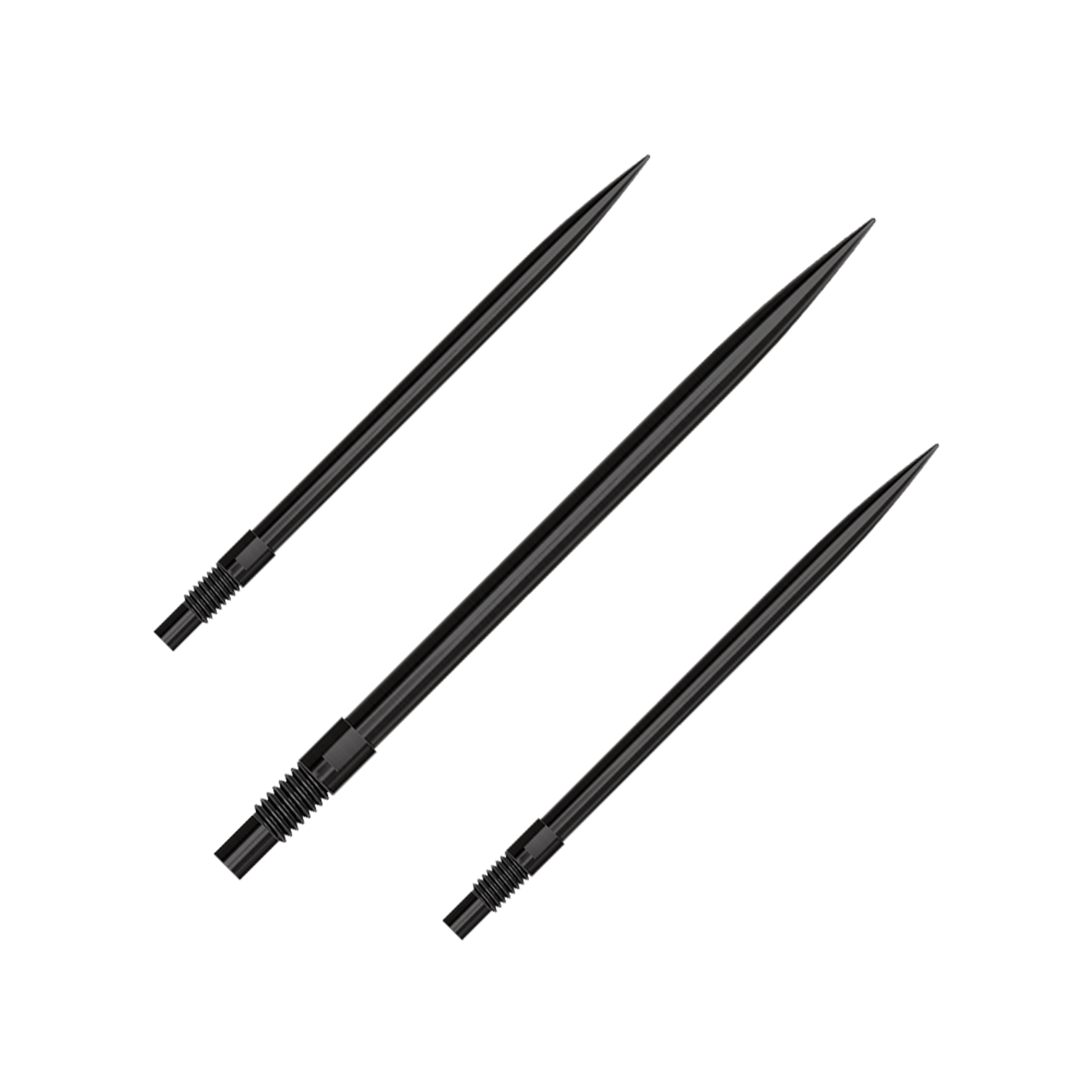 Harrows Quick Point Dartspitzen - Schwarz