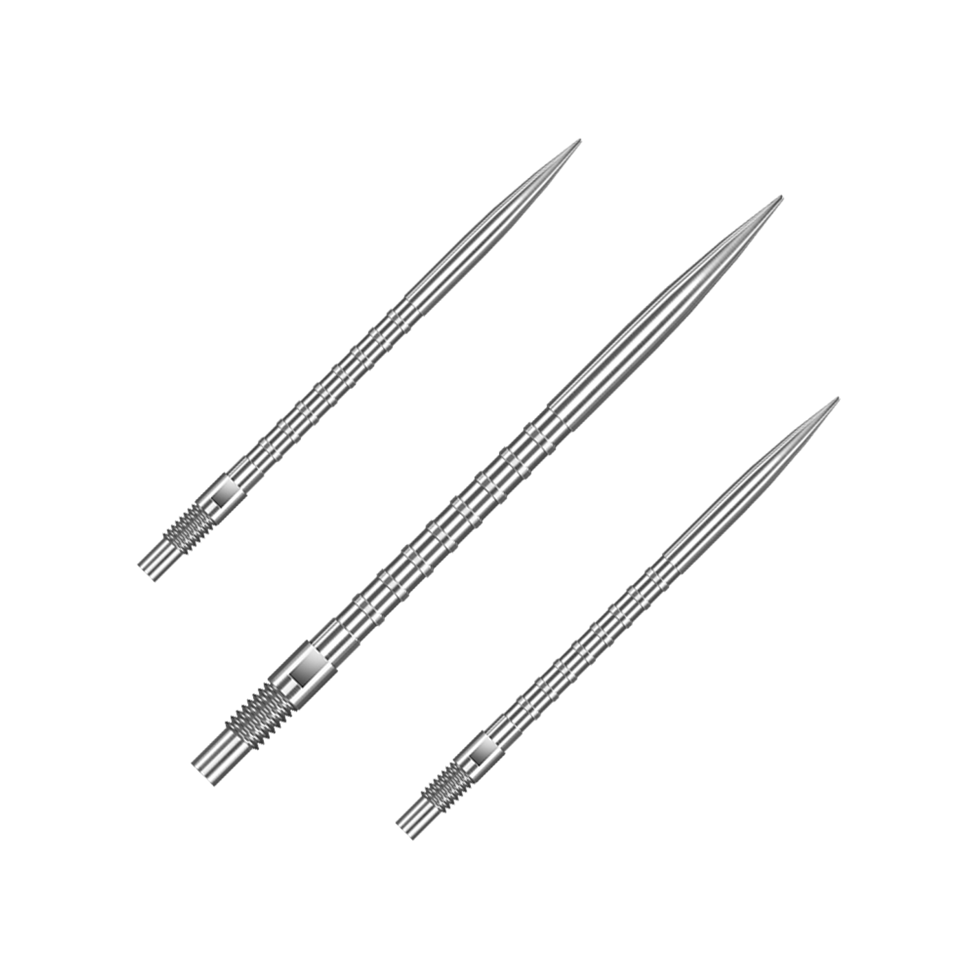 Harrows Quick Point Heavy Metal Dartspitzen - Silber