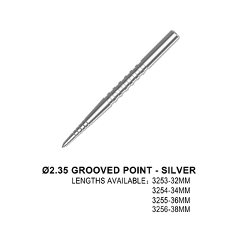 compare product ONE80 Wechselspitzen 2,35mm Grooved Silber