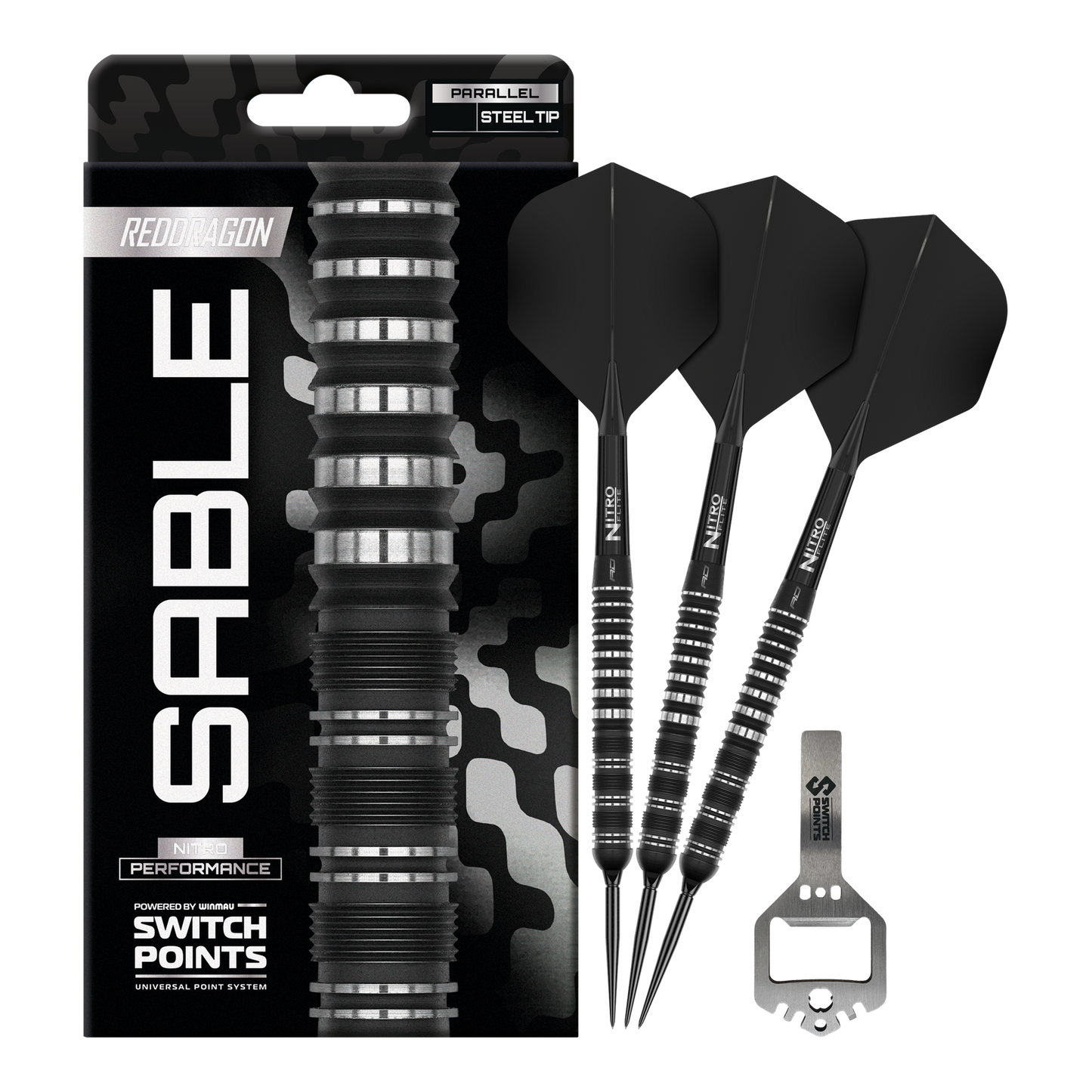 Red Dragon Sable Parallel Switch Point Steeldarts