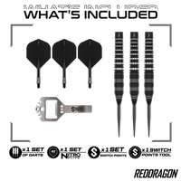 Red Dragon Sable Torpedo Switch Point Steeldarts