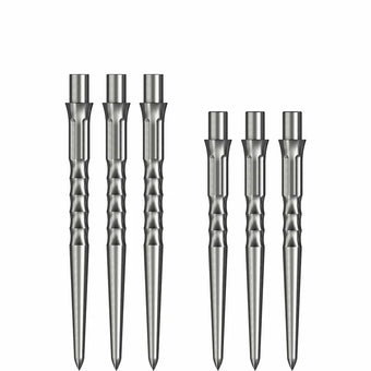 compare product CALIBURN EVO DART POINTS - RIPPLE - NO LIP - SILVER