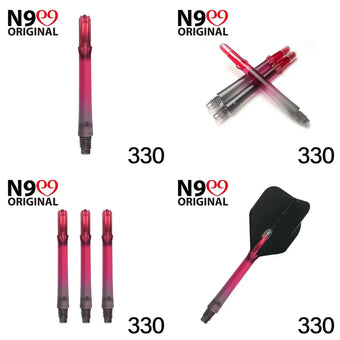 compare product L-STYLE - LOCKED STRAIGHT SHAFT - NATURAL NINE - SCHWARZ-ROT