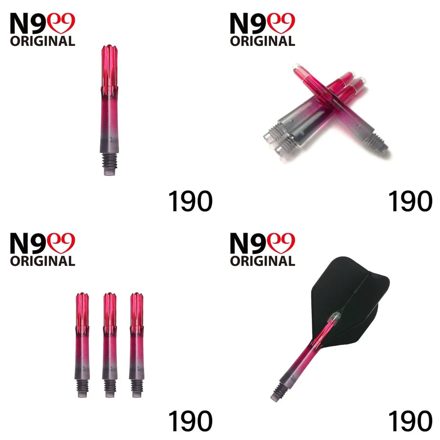 L-STYLE - LOCKED STRAIGHT SHAFT - NATURAL NINE - SCHWARZ-ROT
