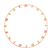 Zahlenring OnePiece Element Fire