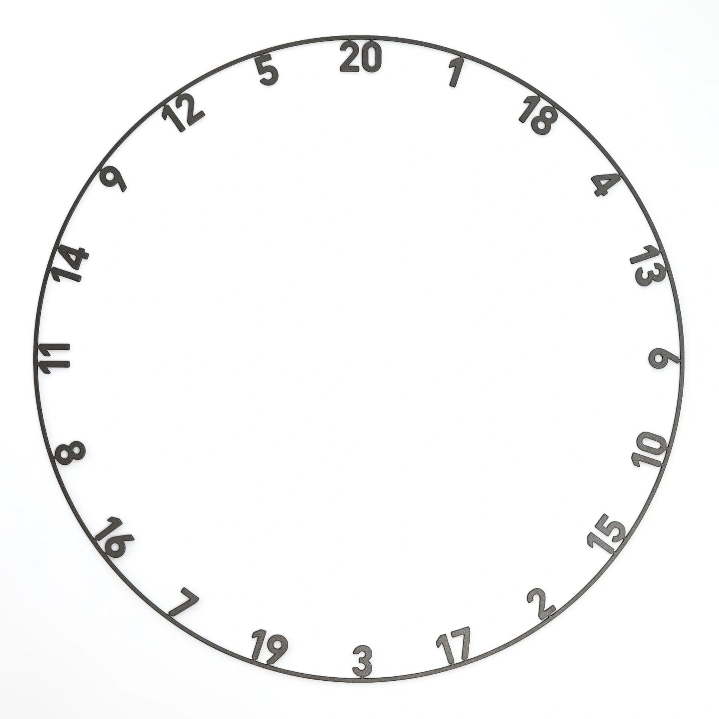 ZAHLENRING ONEPIECE GRAPHITE